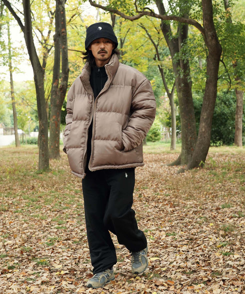 H171 / 着用サイズ: L グレージュ(ボア側)