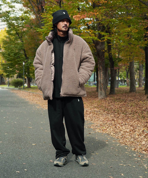 H171 / 着用サイズ: L グレージュ(ボア側)