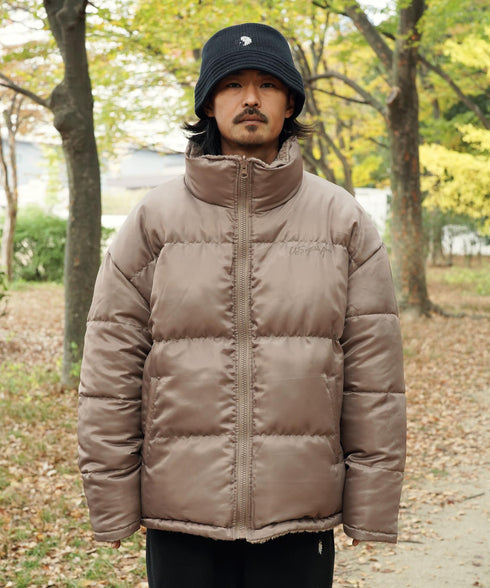 H171 / 着用サイズ: L グレージュ(タフタ側)