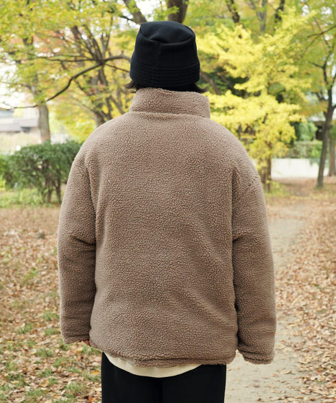 H171 / 着用サイズ: L グレージュ(ボア側)