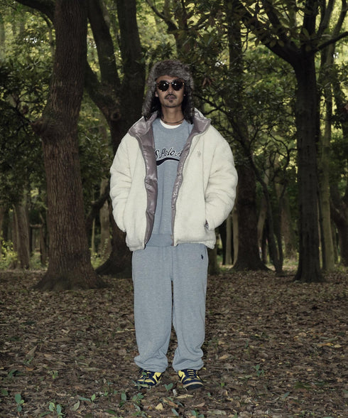 H171 / 着用サイズ: L ベージュ(ボア側)