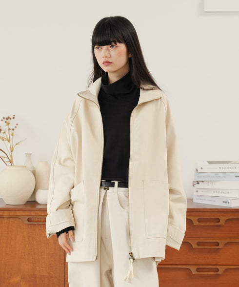 H165 / 着用サイズ: M アイボリー