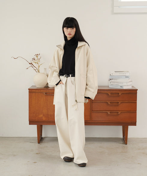 H165 / 着用サイズ: M アイボリー