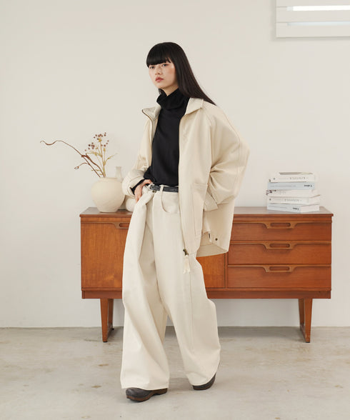 H165 / 着用サイズ: M アイボリー