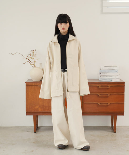 H165 / 着用サイズ: M アイボリー