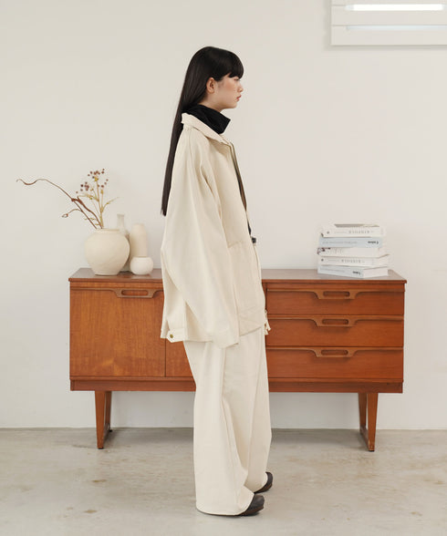 H165 / 着用サイズ: M アイボリー