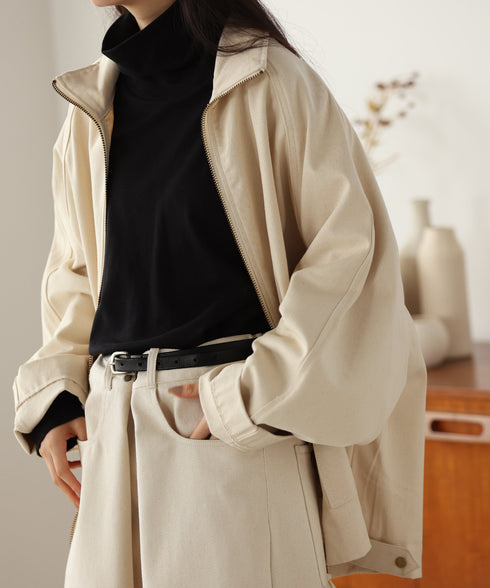 H165 / 着用サイズ: M アイボリー