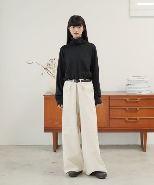 H165 / 着用サイズ: M アイボリー