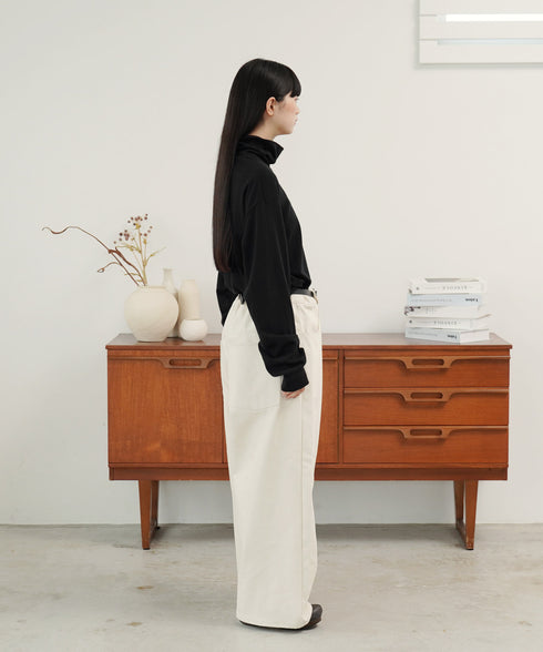 H165 / 着用サイズ: M アイボリー