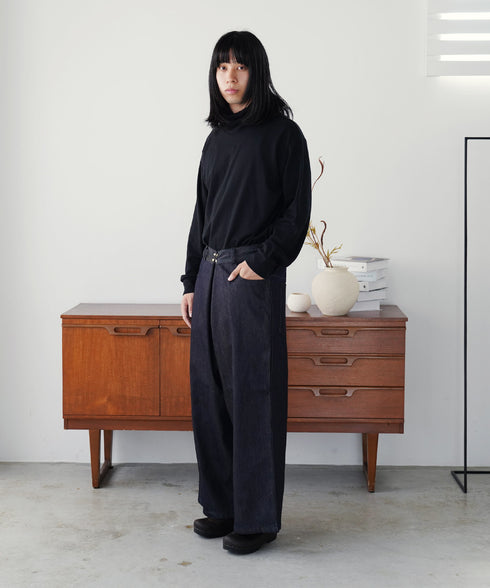 H180 / 着用サイズ: L インディゴブルー