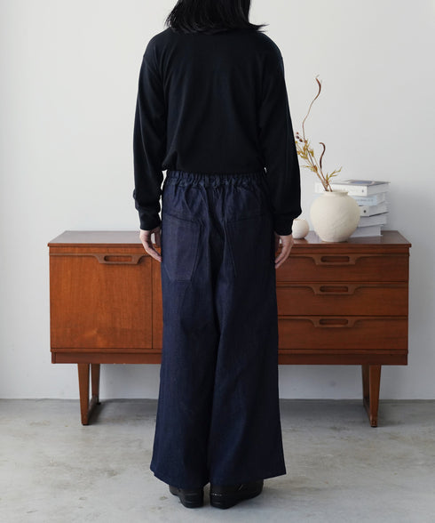 H180 / 着用サイズ: L インディゴブルー