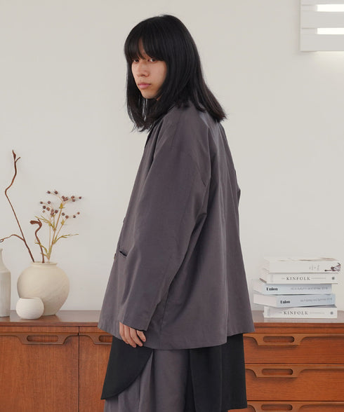H180 / 着用サイズ: L チャコールグレー