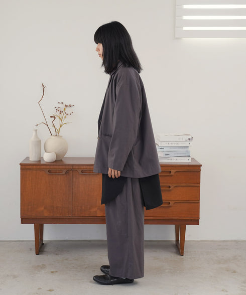 H180 / 着用サイズ: L チャコールグレー