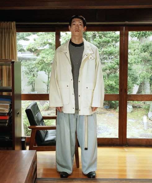 H176 / 着用サイズ: L アイボリー