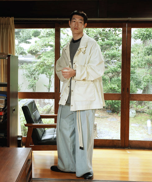 H176 / 着用サイズ: L アイボリー