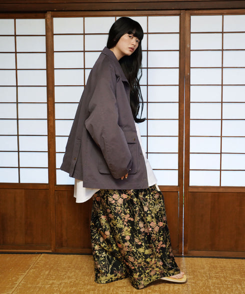 H165 / 着用サイズ: M チャコールグレー