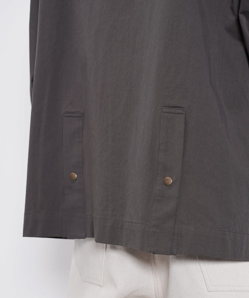 オーバーサイズ ミドル丈 スタンドカラー ラグランスリーブ ハンティングジャケット OUTLET SALE 214512