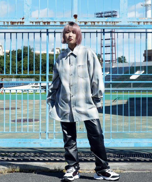 Cal Top / キャルトップ OMBRE CHECK L/S SHIRTS オンブレチェック ロングスリーブシャツ