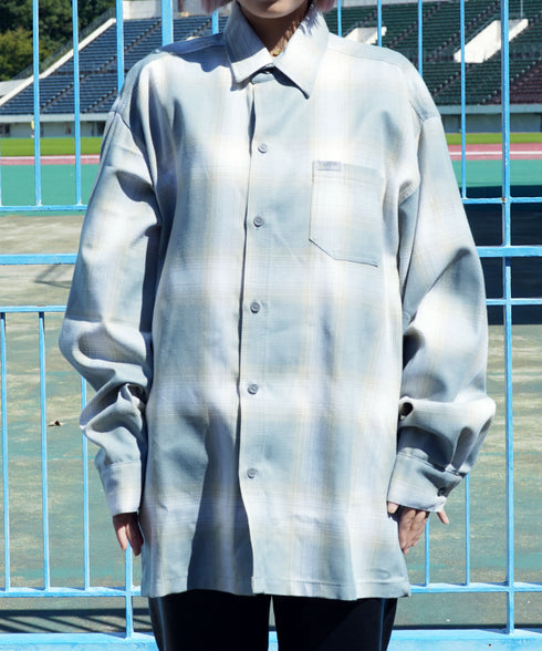 Cal Top / キャルトップ OMBRE CHECK L/S SHIRTS オンブレチェック ロングスリーブシャツ