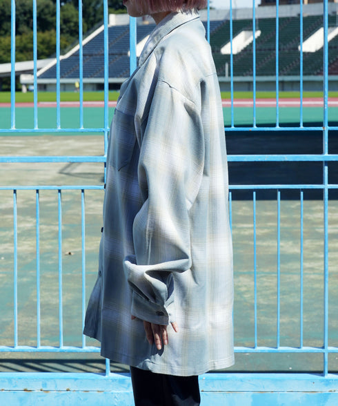 Cal Top / キャルトップ OMBRE CHECK L/S SHIRTS オンブレチェック ロングスリーブシャツ