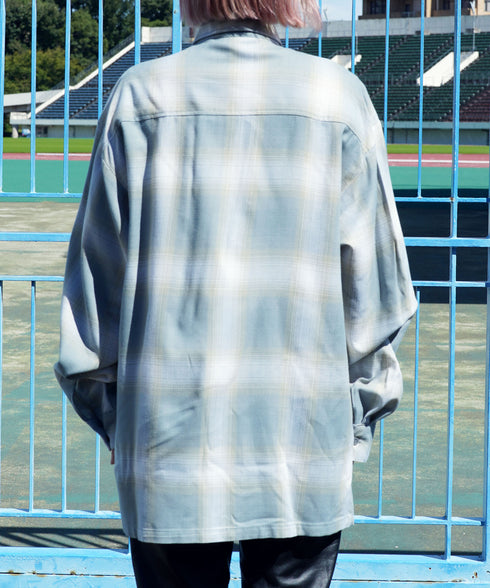Cal Top / キャルトップ OMBRE CHECK L/S SHIRTS オンブレチェック ロングスリーブシャツ