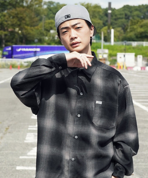 Cal Top / キャルトップ OMBRE CHECK L/S SHIRTS オンブレチェック ロングスリーブシャツ