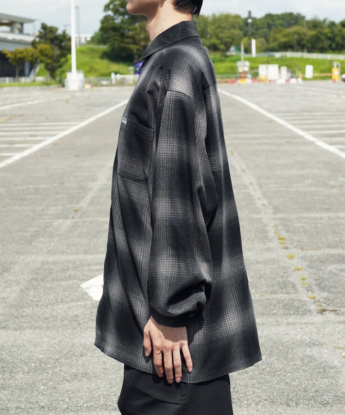 Cal Top / キャルトップ OMBRE CHECK L/S SHIRTS オンブレチェック ロングスリーブシャツ
