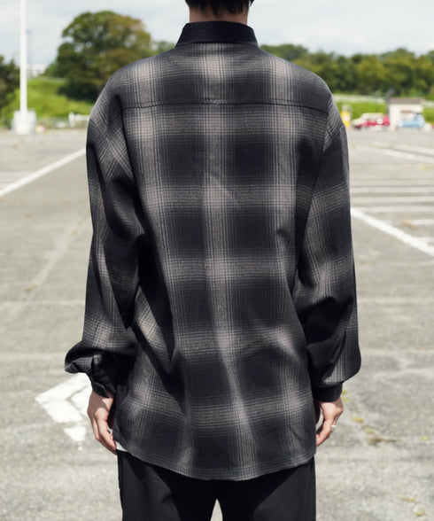 Cal Top / キャルトップ OMBRE CHECK L/S SHIRTS オンブレチェック ロングスリーブシャツ