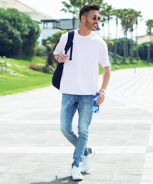 ホワイト MODEL : GO 180cm 66kg Lsize