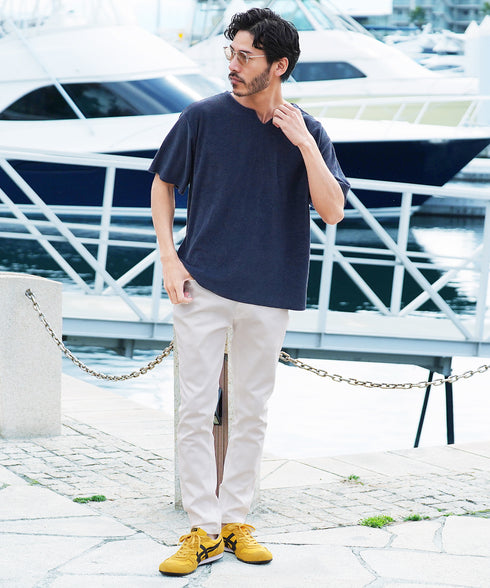 ネイビー MODEL : GO 180cm 66kg Lsize