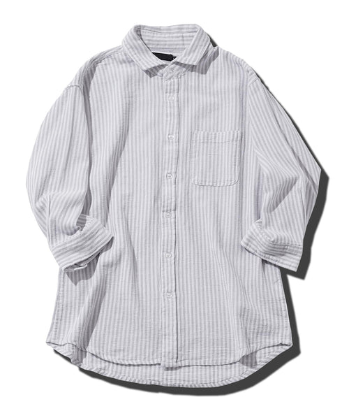 Aグレーストライプ(7分袖)