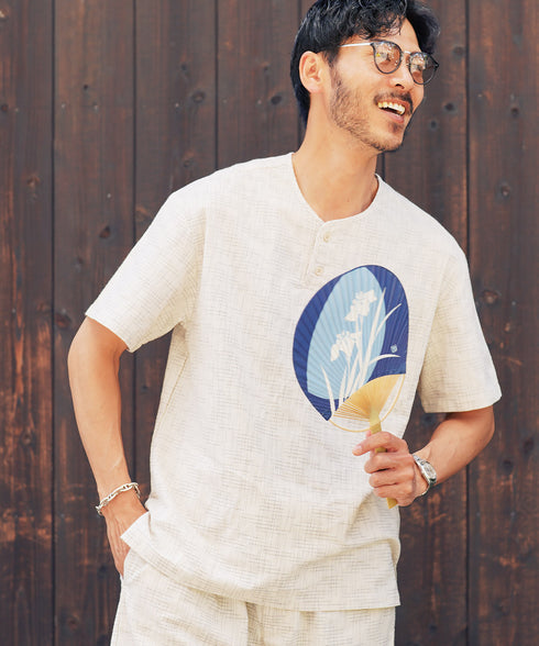 B生成り絣(ヘンリー)