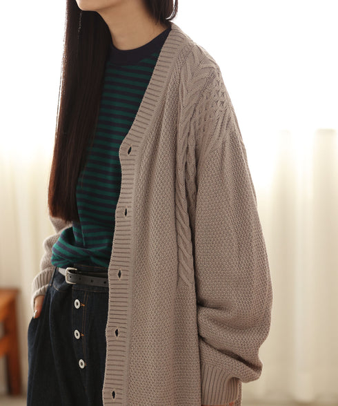 H165 / 着用サイズ: M グレイッシュベージュ