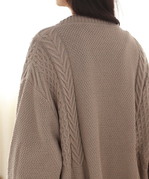 H165 / 着用サイズ: M グレイッシュベージュ