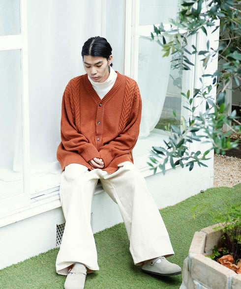 H176 / 着用サイズ: M ブラウン