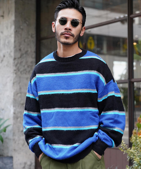 ブラック×ブルー MODEL : GO 180cm 66kg Lsize