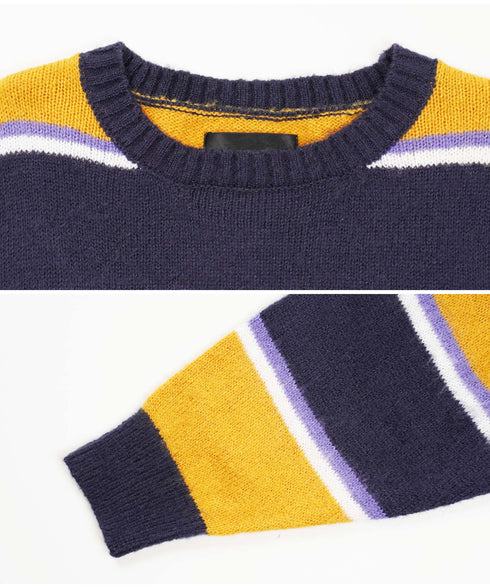 ネイビー×サンド