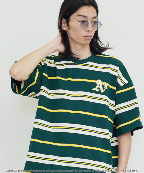 H183 / 着用サイズ: FREE アスレチックスボーダー