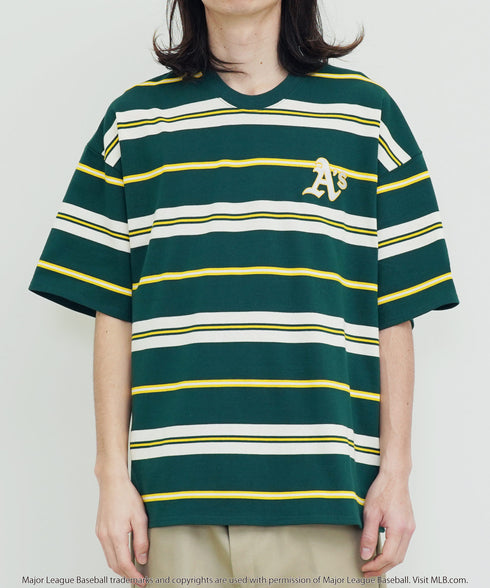 H183 / 着用サイズ: FREE アスレチックスボーダー