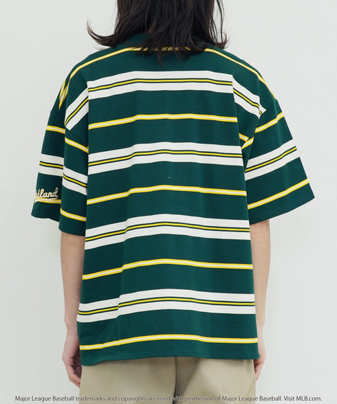 H183 / 着用サイズ: FREE アスレチックスボーダー