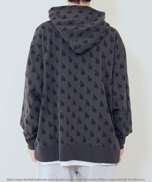 H180 / 着用サイズ: FREE ドジャースモノグラム