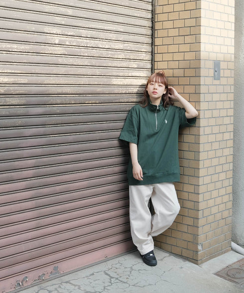 H153 / 着用サイズ: M ダークグリーン