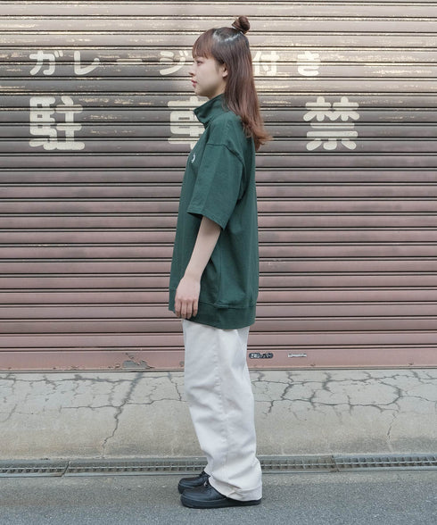 H153 / 着用サイズ: M ダークグリーン