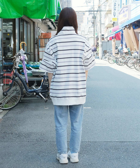 H153 / 着用サイズ: M ホワイトボーダー