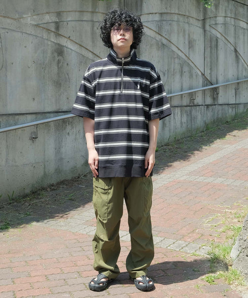 H174 / 着用サイズ: XL ブラックボーダー