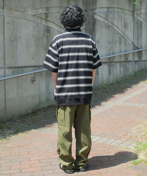 H174 / 着用サイズ: XL ブラックボーダー