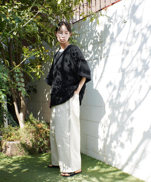 H166 / 着用サイズ: L ブラック