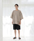 H166 / 着用サイズ: L グレイッシュベージュ