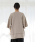 H166 / 着用サイズ: L グレイッシュベージュ