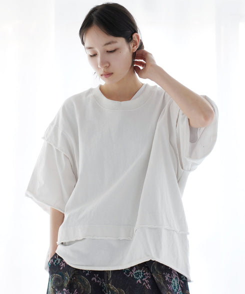 H166 / 着用サイズ: M オフホワイト